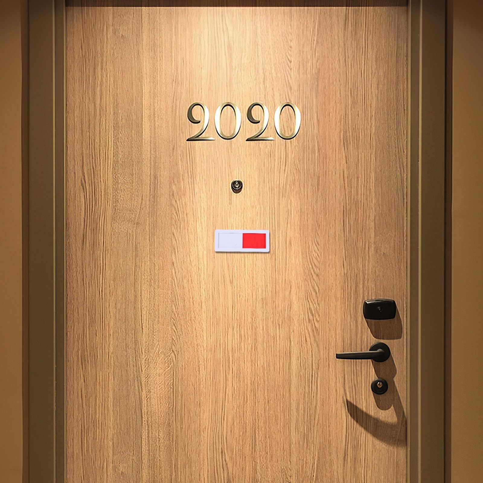 15 PCS Office Nonscratch Signboard Sliding Door Indicator Red Green Vacant