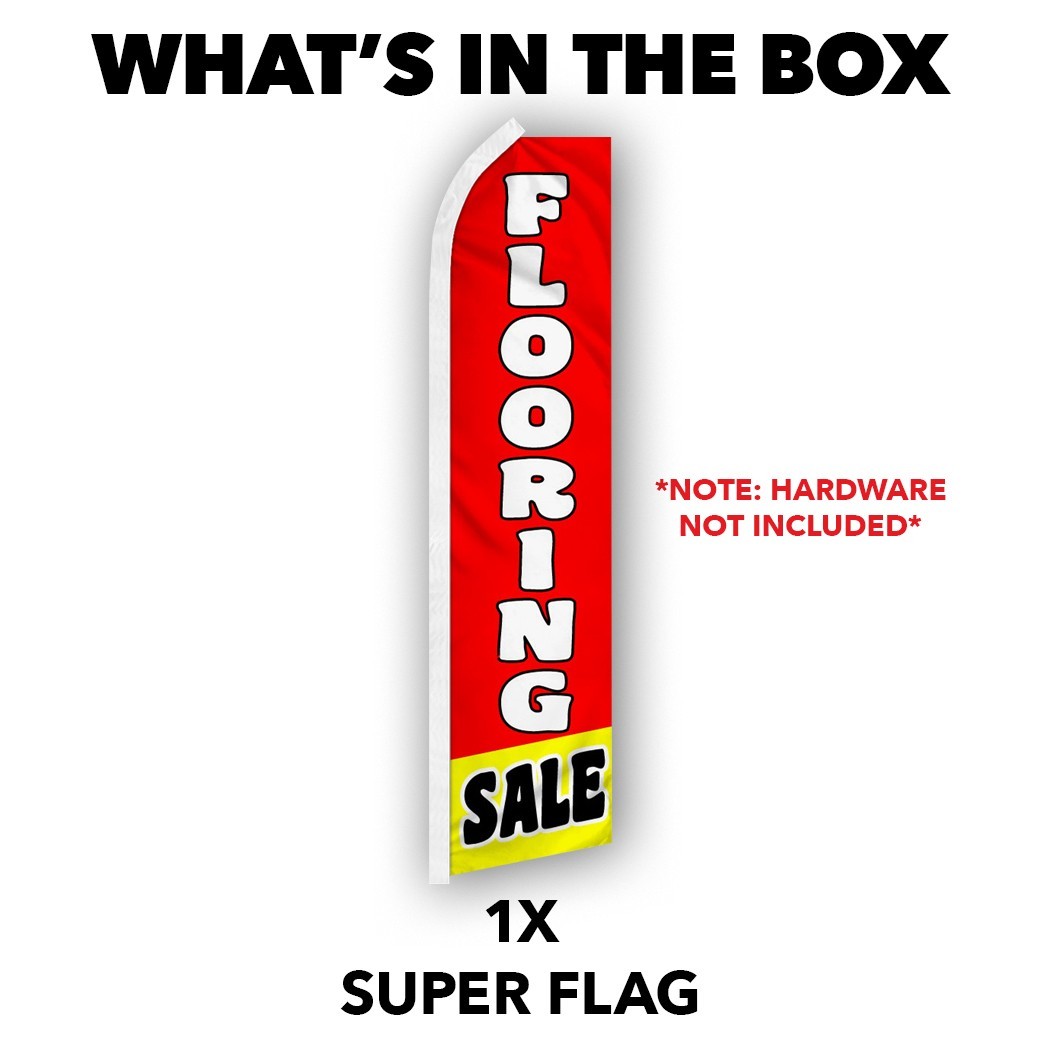 Flooring Sale Advertising Swooper Feather Flutter Flag Carpets Rugs