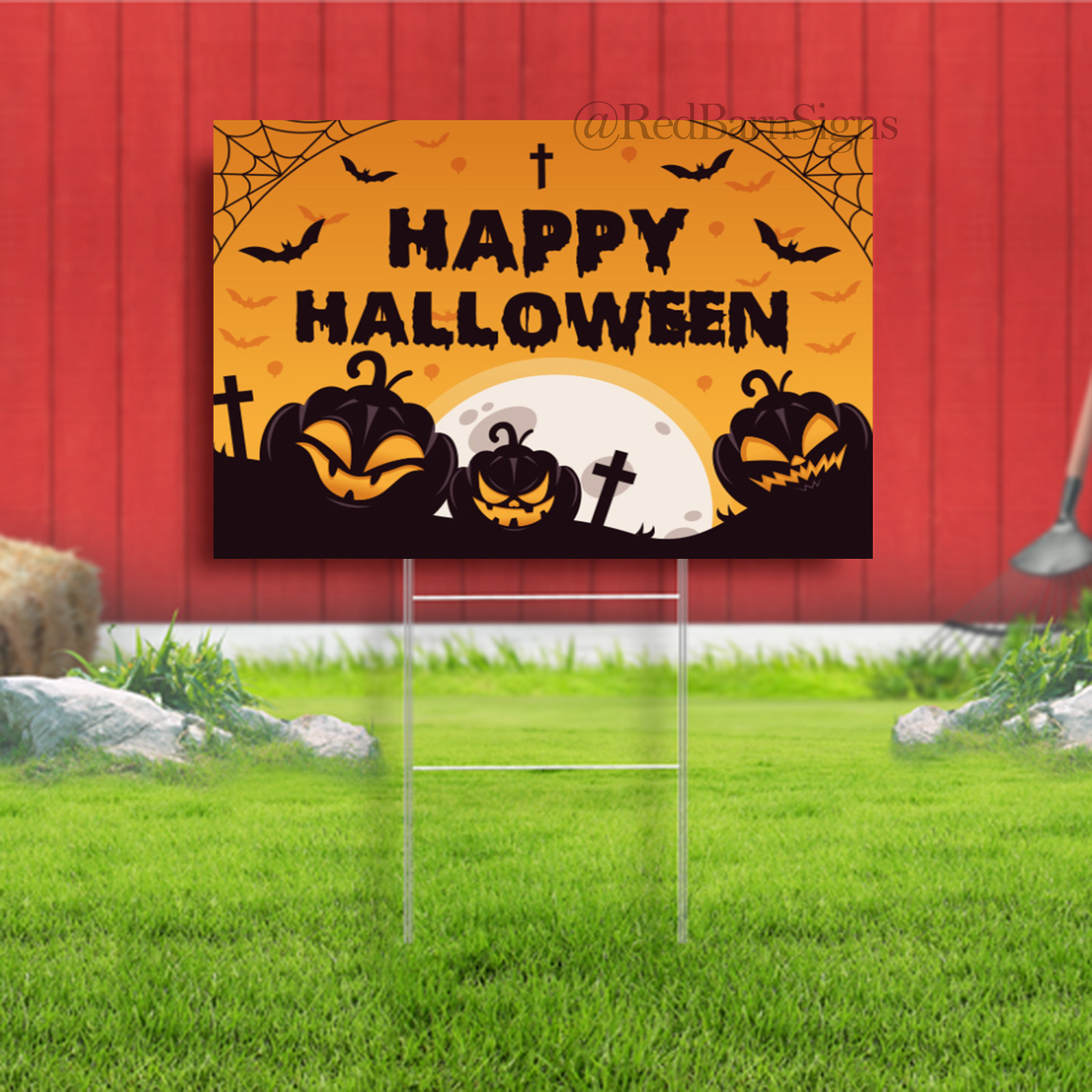 Happy Halloween Yard Signs