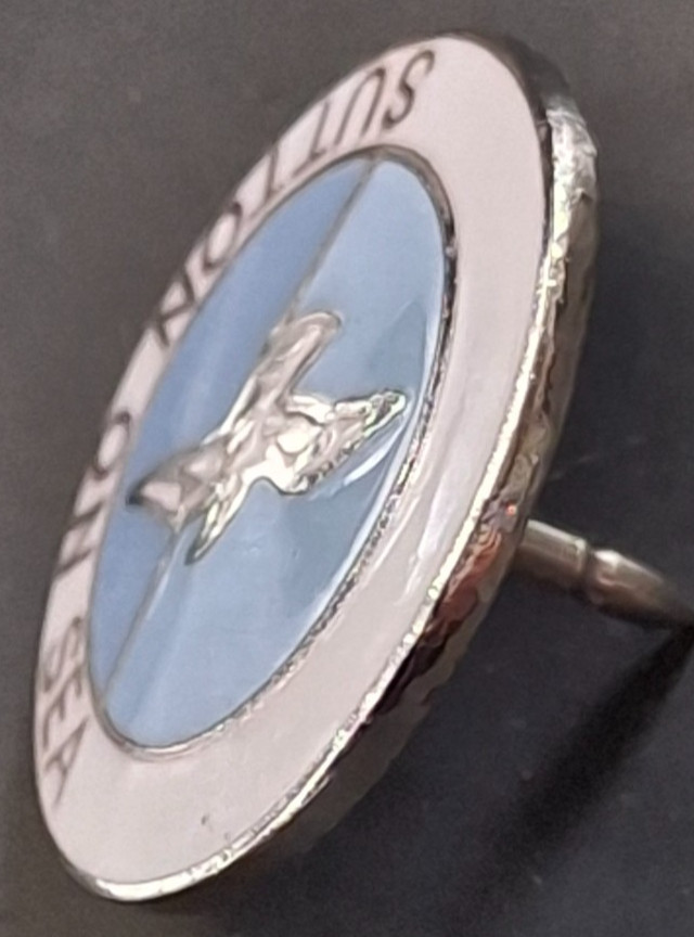Sutton-on-Sea Town Small Pin Badge Lincolnshire