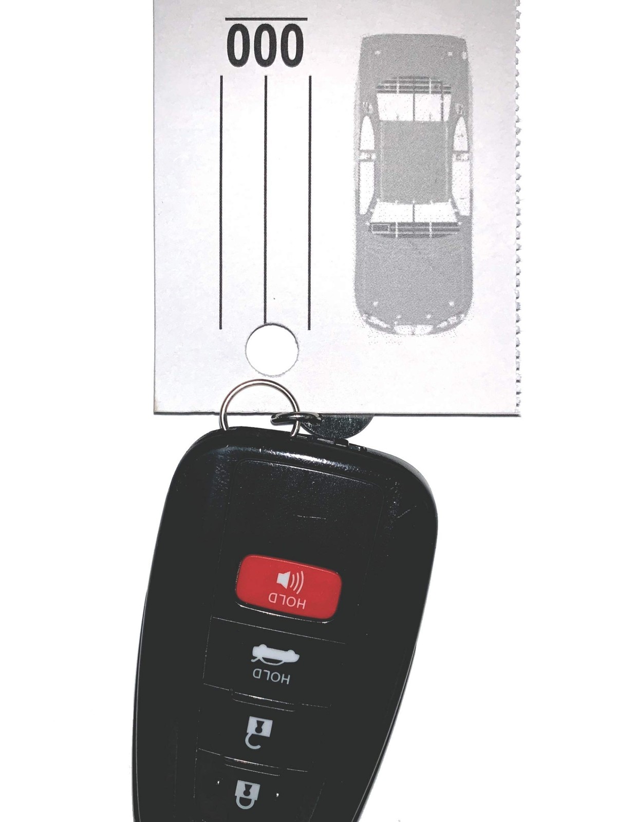 Valet Parking Tickets (1000) – Vehicle Claim Tags with Car Diagram – Valet St…