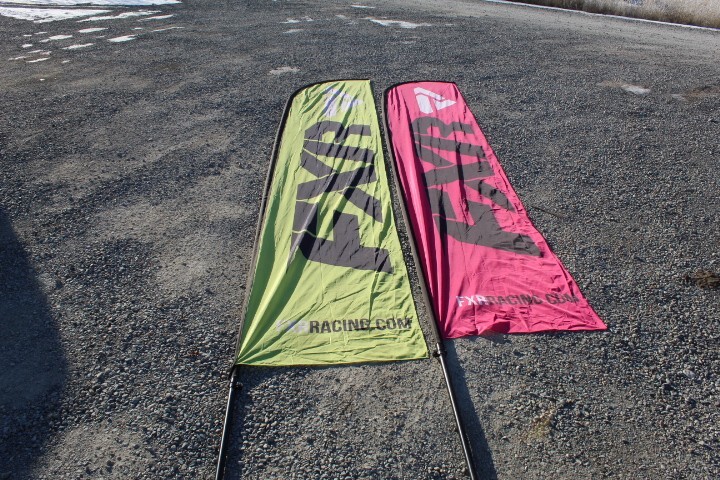16ft Swooper Advertising Pole Super Pole Bow Flag Pole Kit 5 Set FXR QTY OF 5