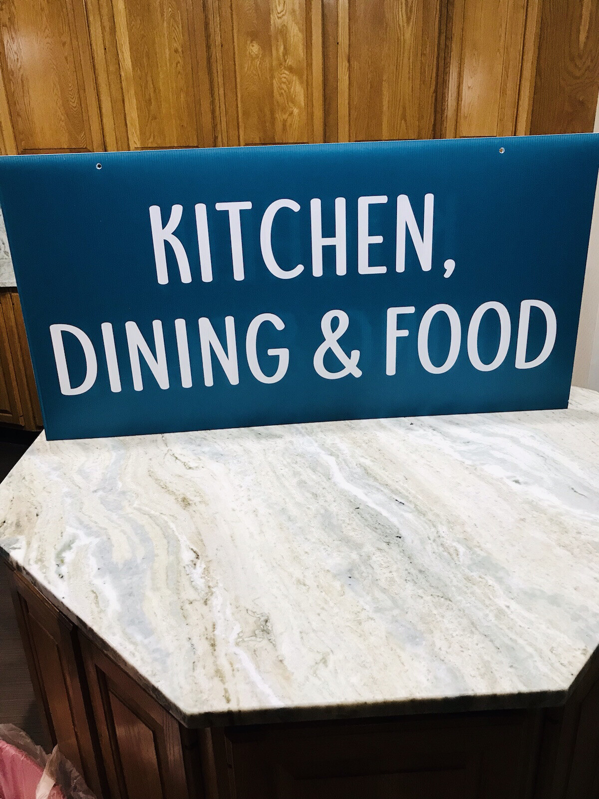 Plastic Sign-Kitchen, Dinning/Food: 24x48in. Decorative/ShipN24hours