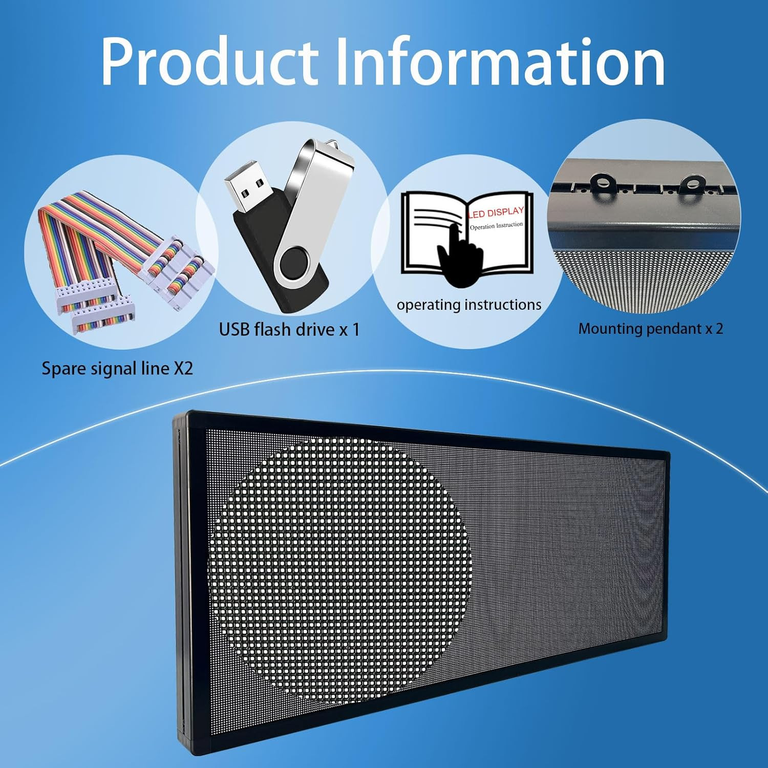 P3 Programmable Scrolling Custom Led Sign Outdoor Digital for Business Display S
