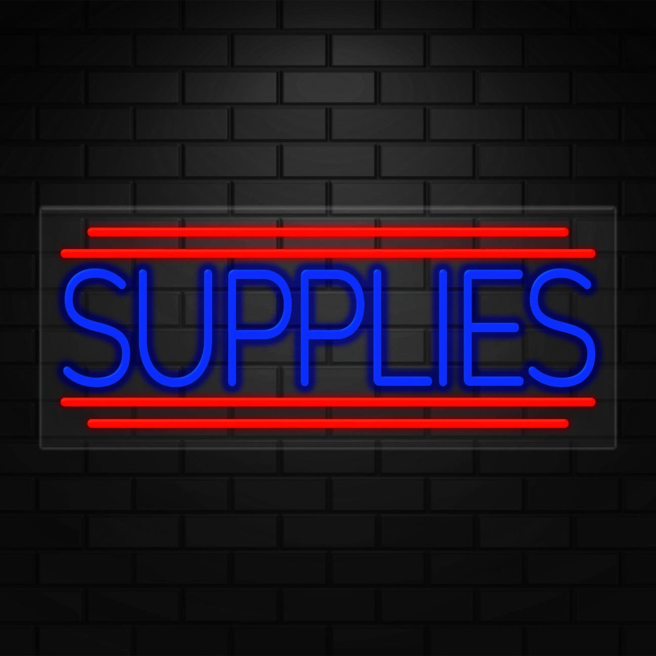 Supplies Neon Sign for Retail Displays | LED Flex Neon | 30″W x 12″H x 1″D