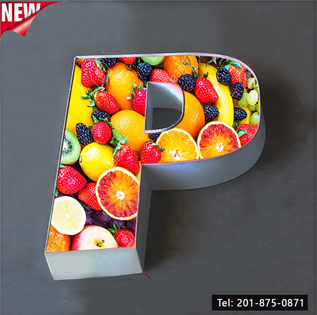 Custom made 3D Led Channel Letter Signs Storefront signage 20 Inches
