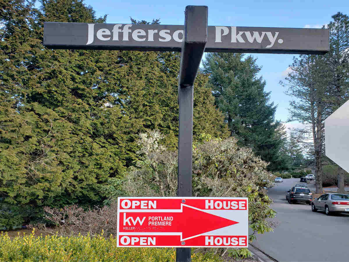 EzUp MAGNETIC KW (Keller Williams) “Open House” Sign