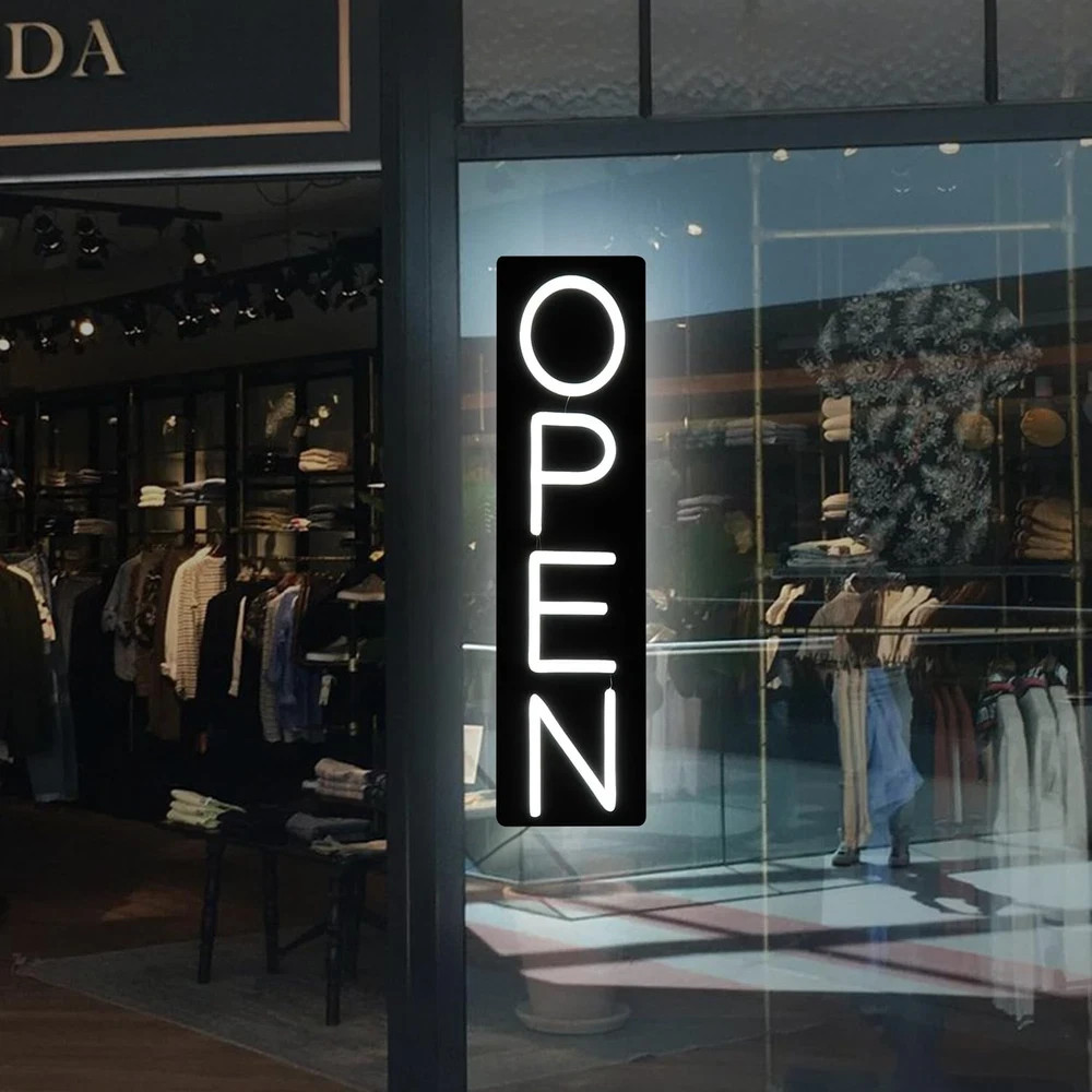 Ultra Bright 16″ LED Neon Open Sign for Retail Store, Bar, Salon, Restaurant