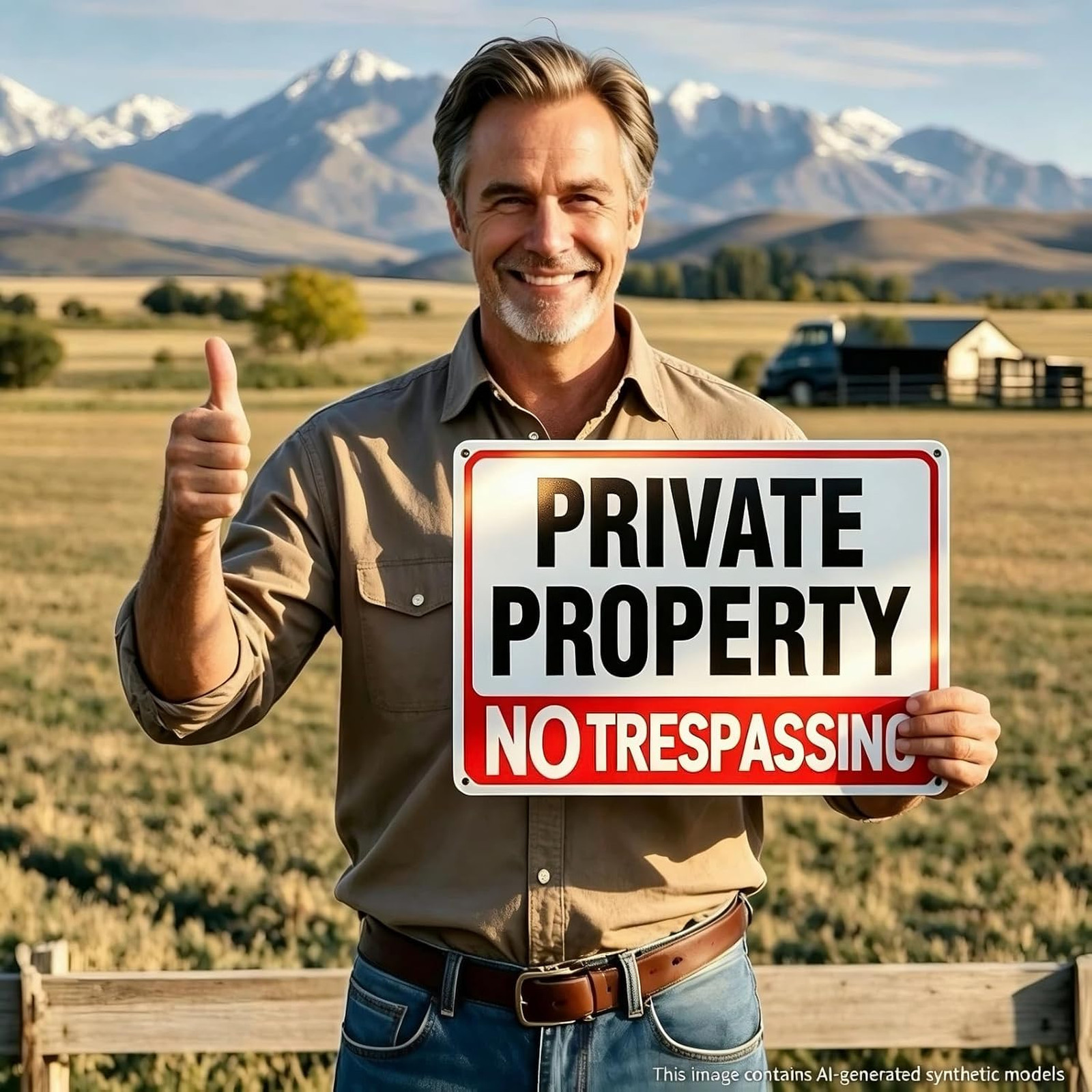 4 Pack Large No Trespassing Signs Private Property 12×8 Aluminum Reflective