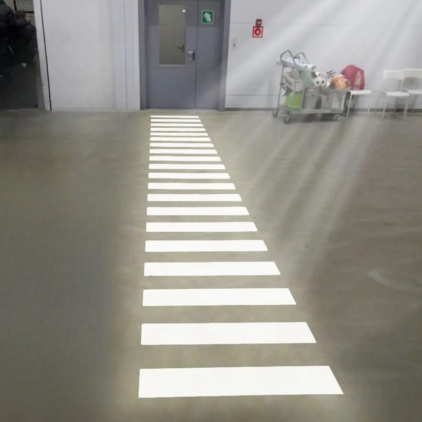 200W-600W Warehouse Safety Sidewalk LED Rotating Gobo Zebra Crossing Projector