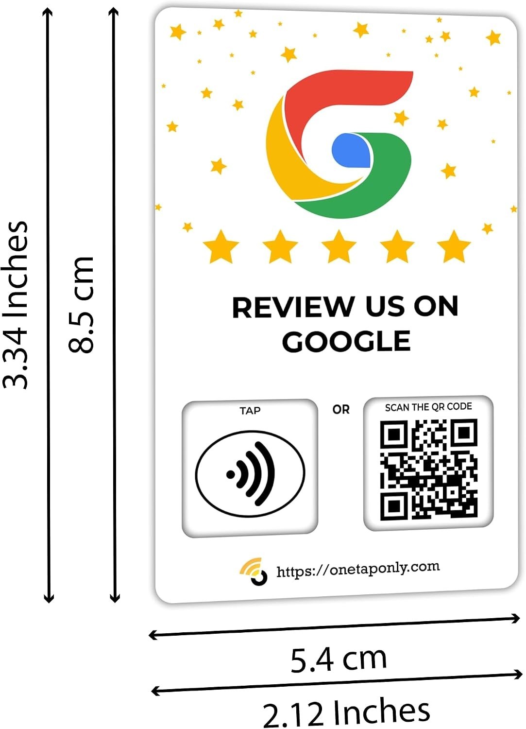 NFC Business Cards 4 Pack Contactless Smart Tap & QR Code Compatible with Soc…