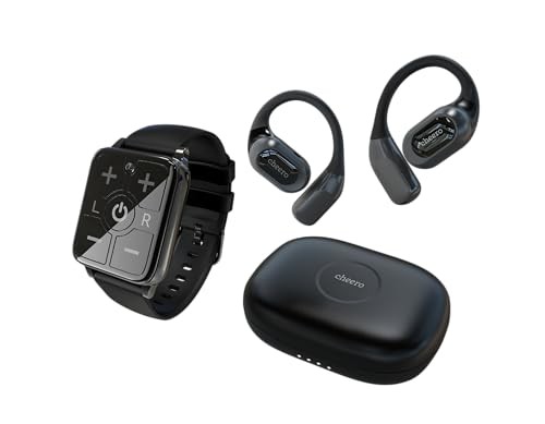 cheero Kikiyasu Watch-Type Wireless Hearing Aid Bluetooth IPX5 Black