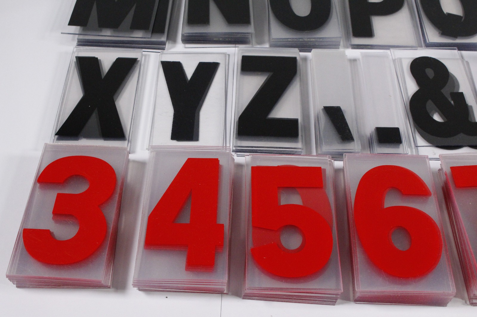 (480) Marquee Sign Letters Numbers Symbols 5″ Various Width Acrylic Church