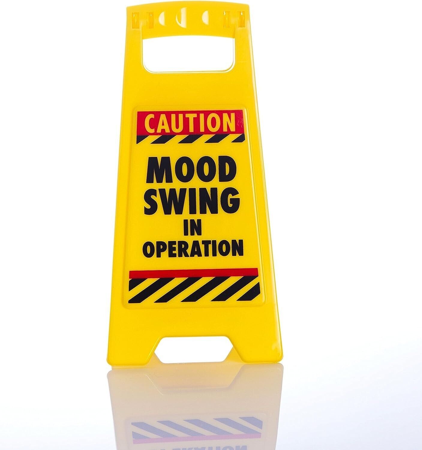 Mood Swing In Operation Desk Caution Sign Office Gift Accessory – Hilarious GaG