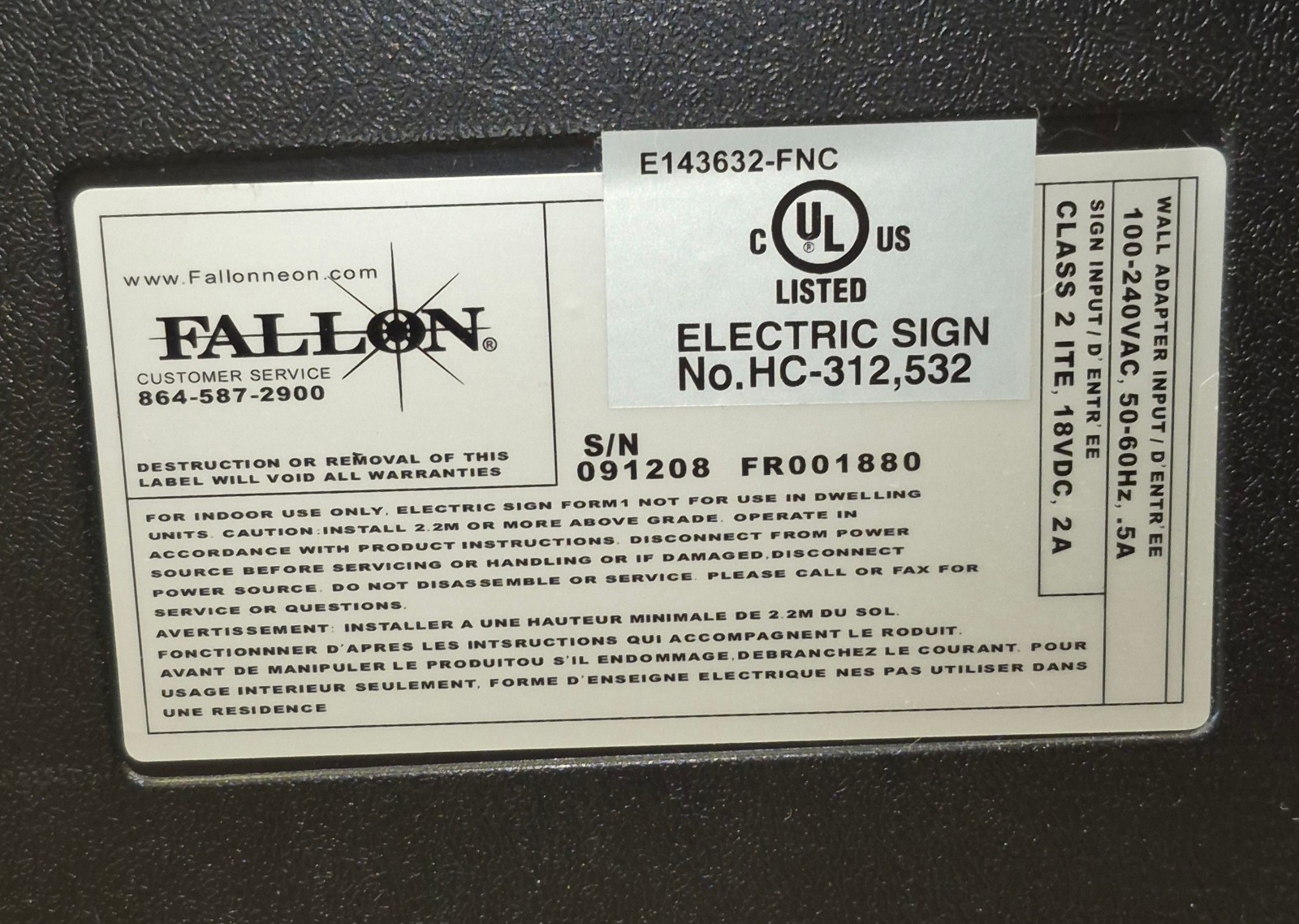 OPEN SIGNS – Two Avail – LED Fallon FR001880 – Flashing Multi Setting Open Signs