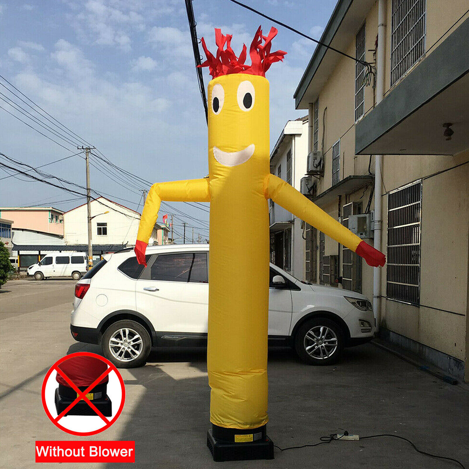 10ft /13in Inflatable Wacky Waving Arms Tube Man Dancing Air Puppet w/o Blower