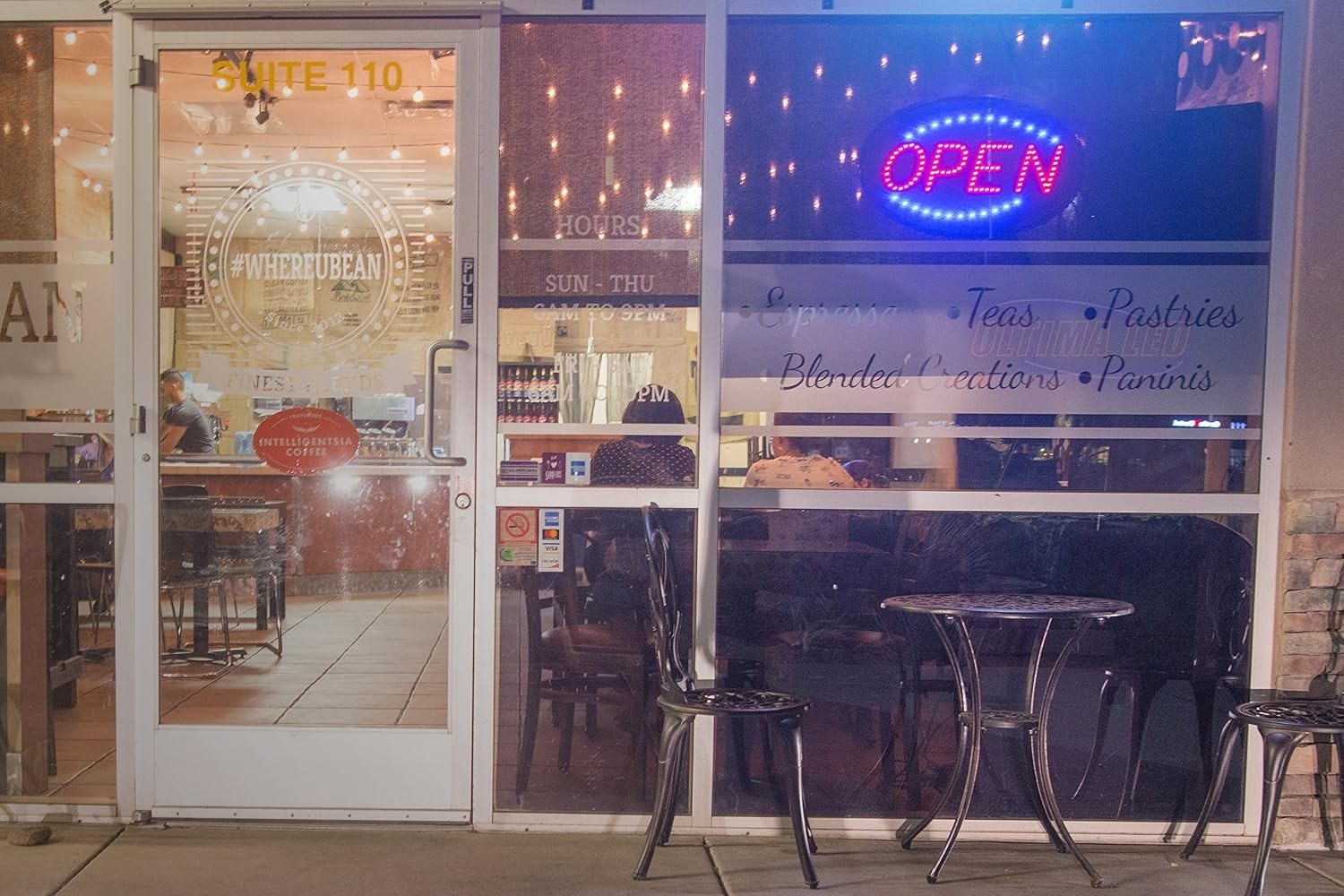 Open Sign for Business, Bright Oval Neon-Style LED Sign | Includes Business H…