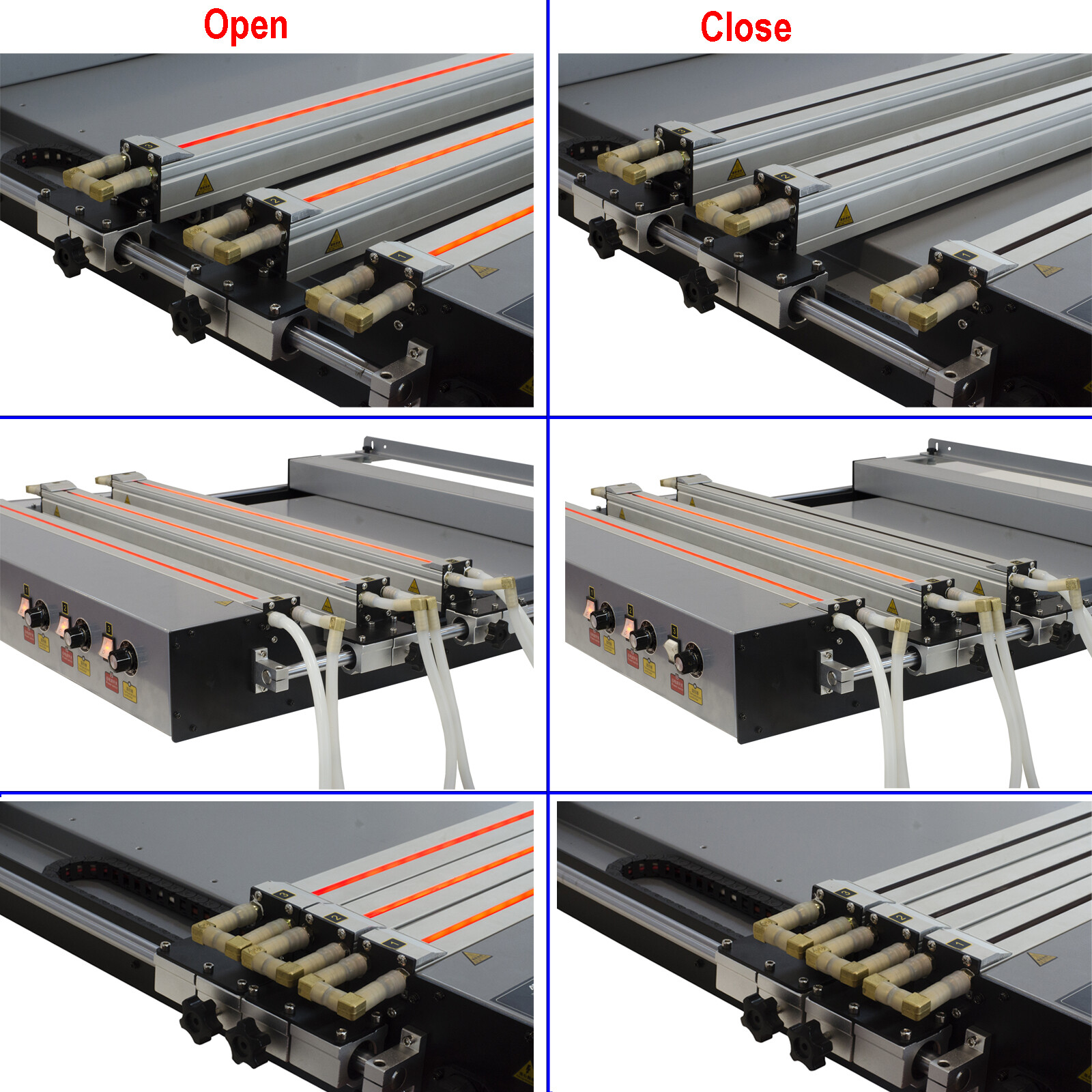 27″/51″ 220V Acryl Kunststoff PVC Biegemaschine mit 3 Heizmodulen Bender
