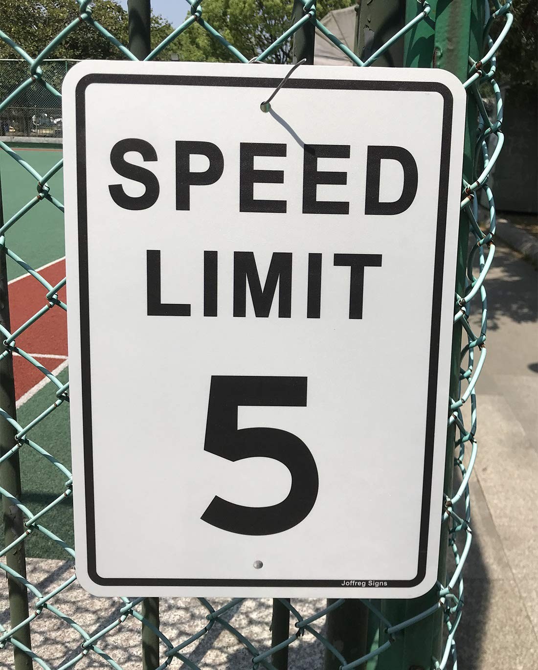4 PCS Speed Limit 5 MPH Sign 17×12 Inch Reflective Aluminum Weatherproof