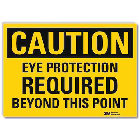 Lyle U4-1286-Rd_14X10 Safety Sign, 14 In W, 10 In H, Reflective Sheeting, Yellow