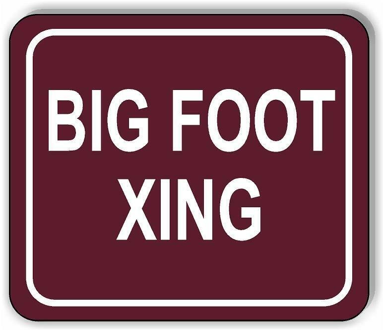 BIG FOOT XING BROWN Aluminum Composite outdoor sign