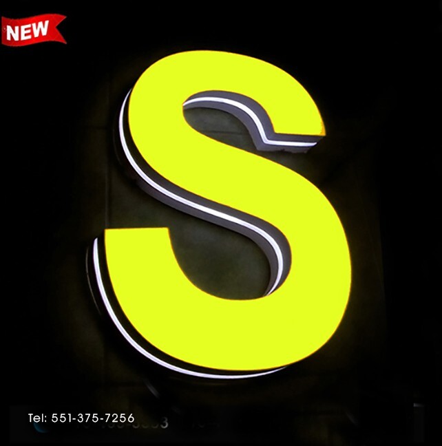 Custom made Channel Letters Led Front-Lit & Side-Lit Business signage 16 Inch