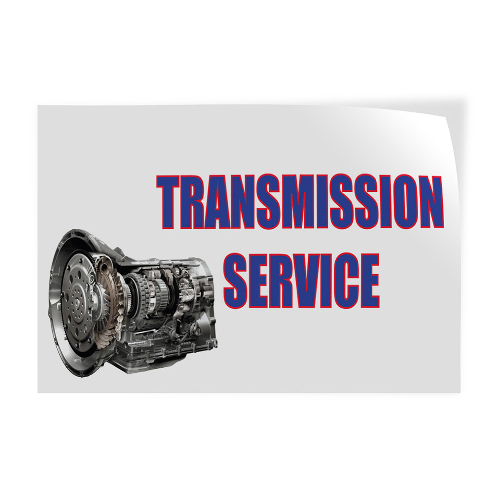 Decal Stickers Transmission Service Advertising Printing C Store Sign Label