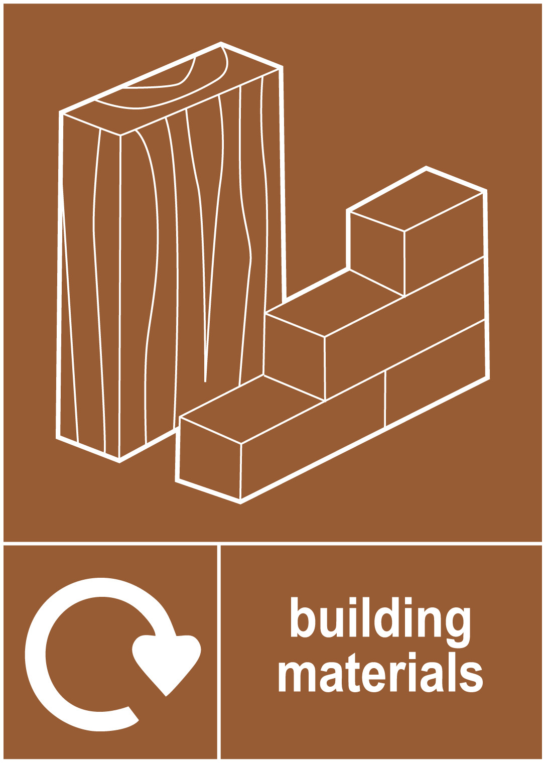 BUILDING MATERIALS | Adhesive Vinyl Sign Decal