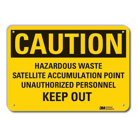 Lyle Lcu3-0473-Np_14X10 Caution Sign, 10 In H, 14 In W, Plastic, Horizontal