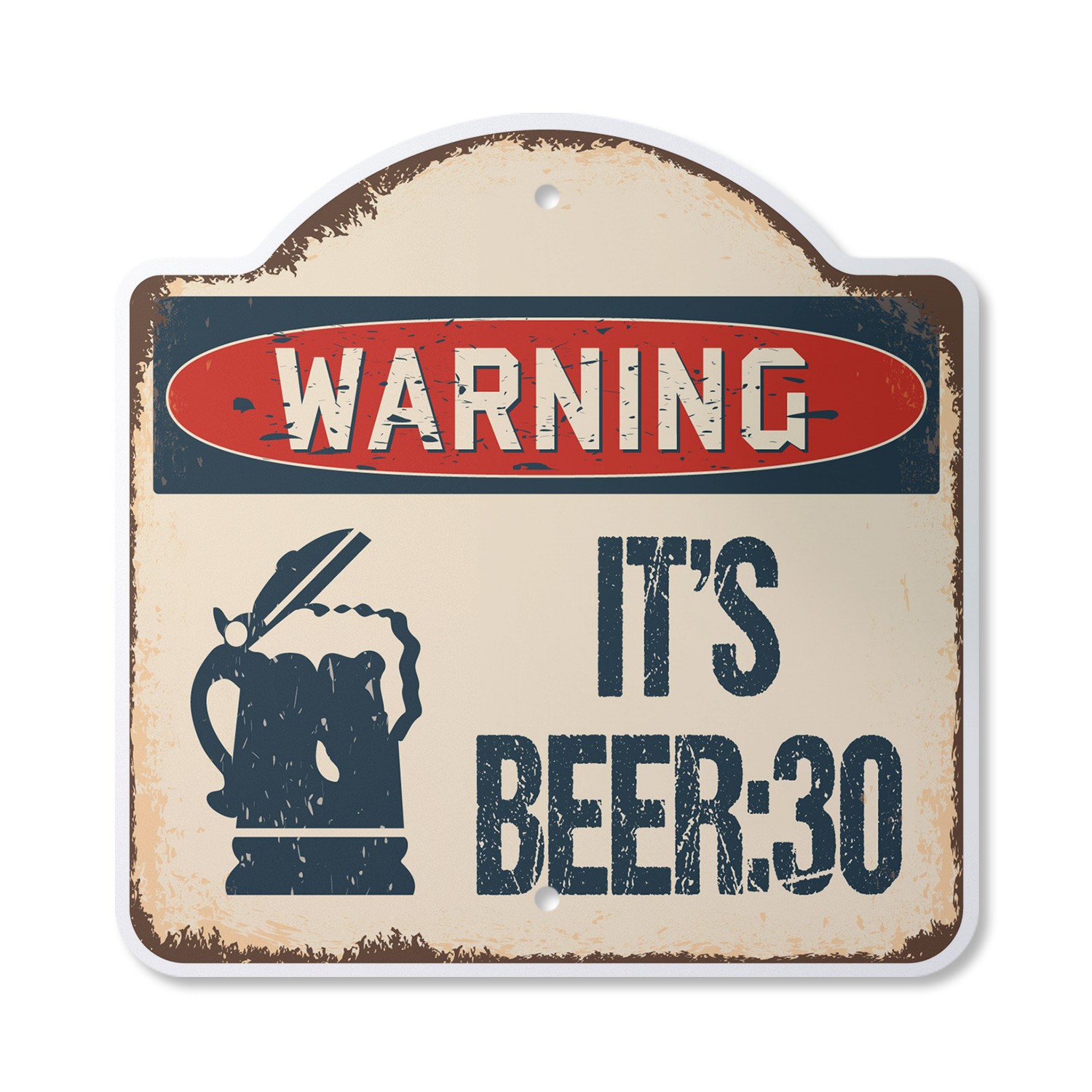 It’s Beer 30 Plastic Sign Drunk Drink Party Bar Bartender Lover