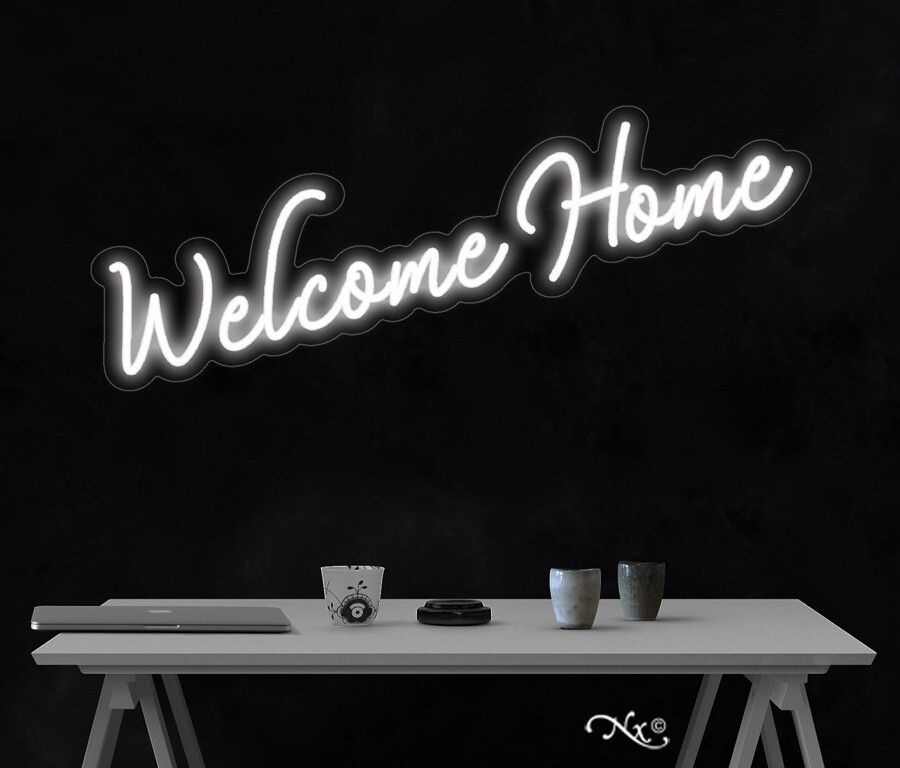 Welcome Home LED Neon Sign 47″L x 11″H #LF007