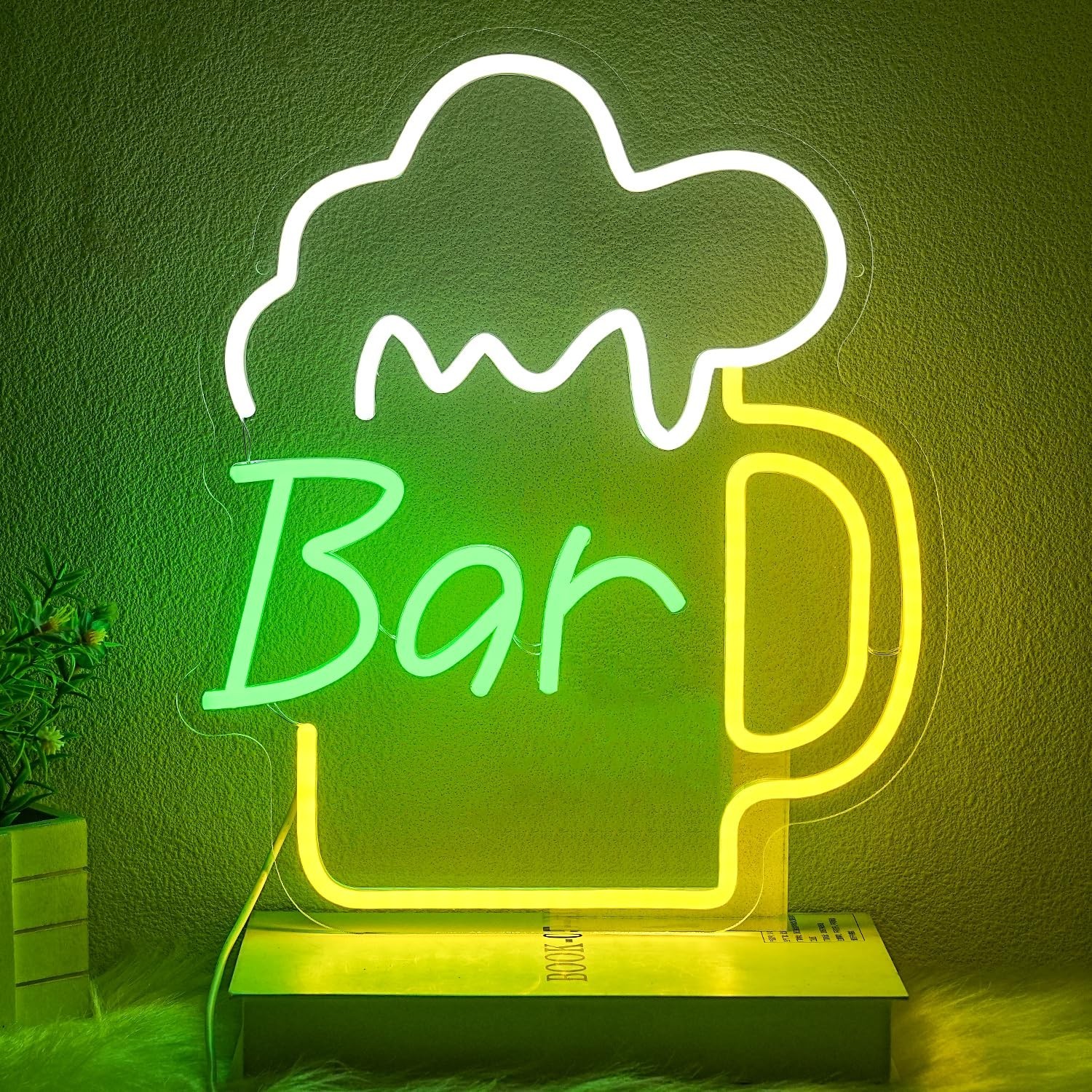Beer Bar Neon Sign for Wall Decor Beer Neon Light Bar Led Signs Colorful Neon…