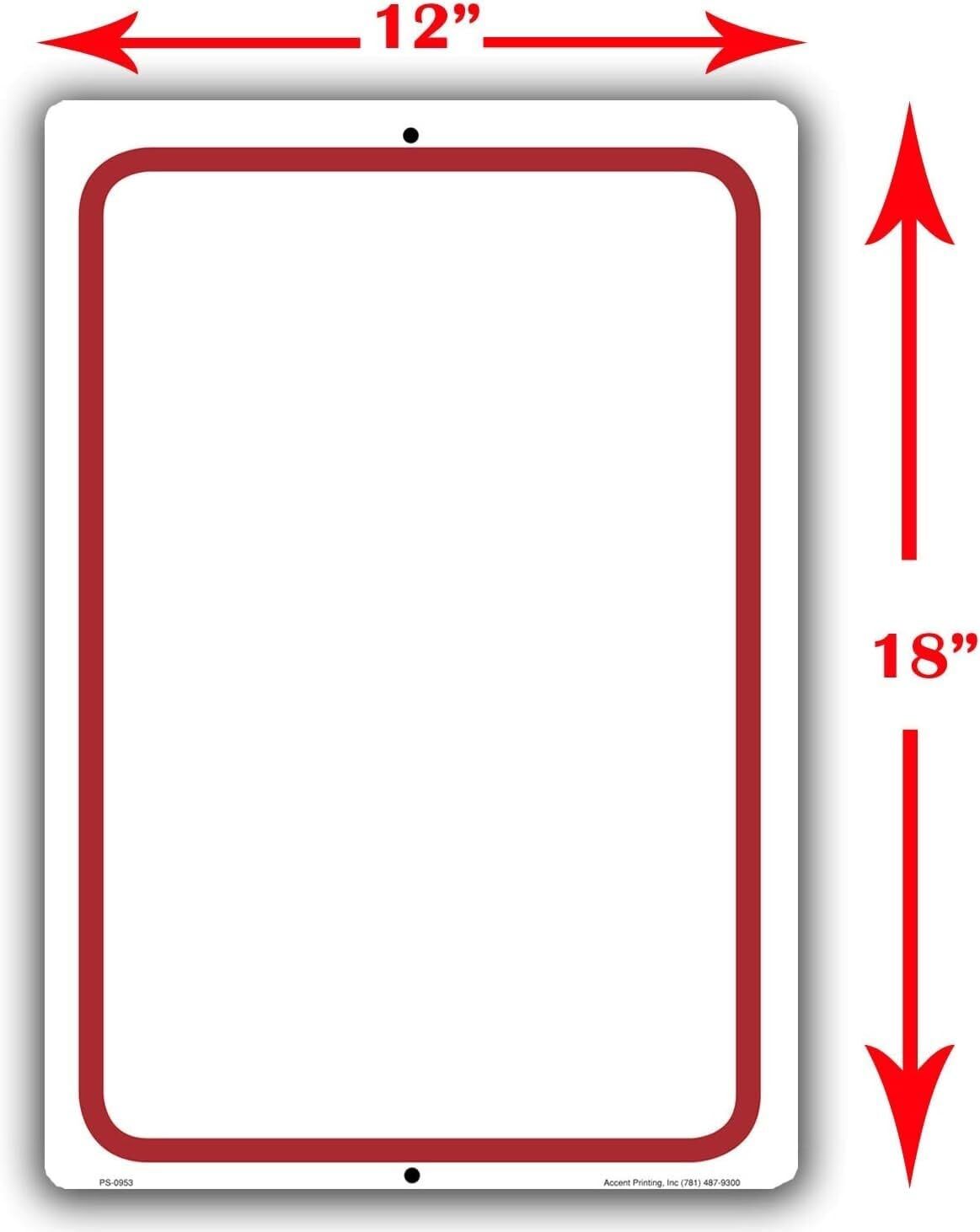 Paper And Cardboard Please Recycle | Single-sided Parking Sign | 12″W x 18″H