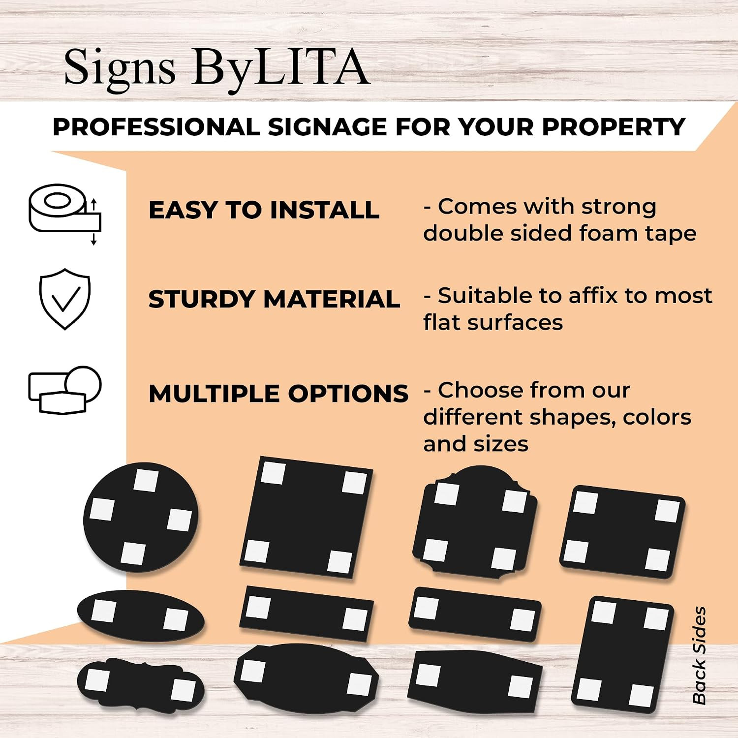 Designer Property under 24Hr Audio and Video Recording Sign – Easy Installation