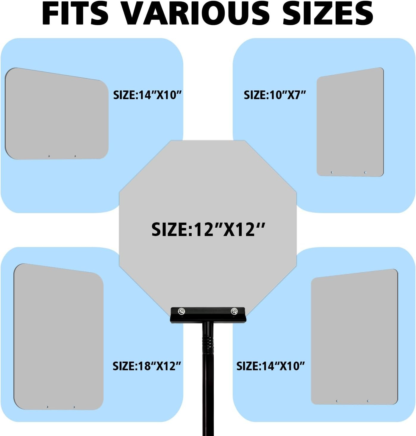 Heavy Duty Metal Stake – 1 Pack – 51 Inches Long Metal Sign Posts for Yard
