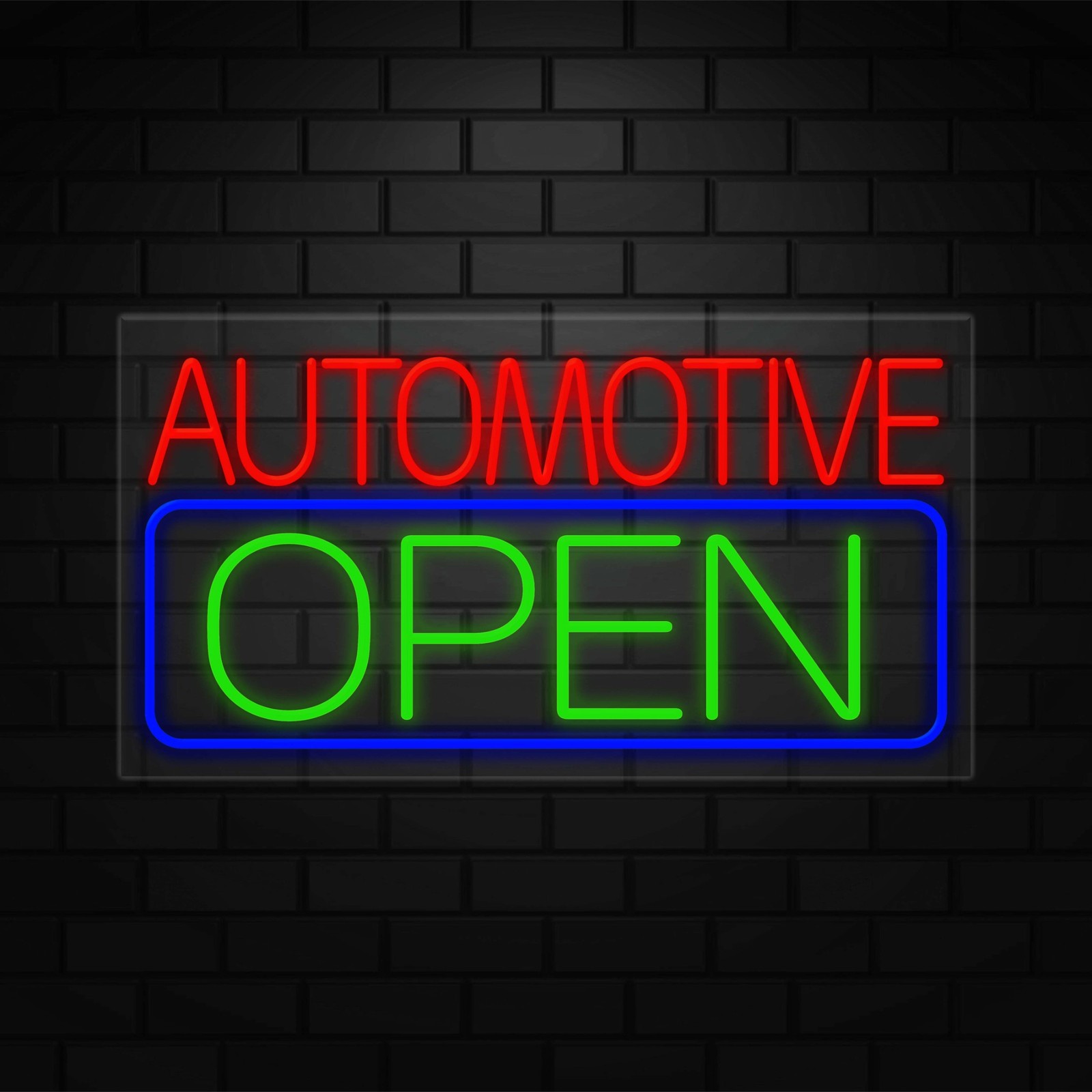 Automotive Neon Sign for Retail Displays | LED Flex Neon | 37″W x 20″H x 1″D