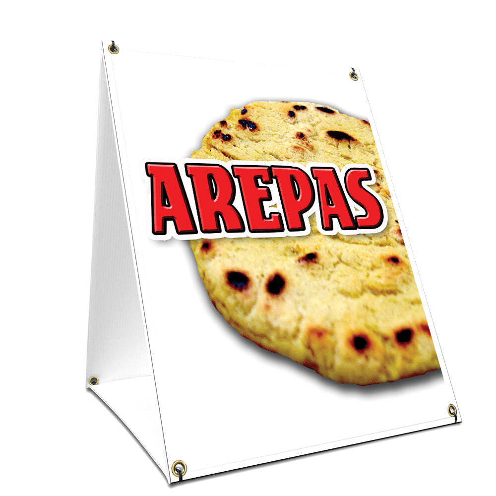 Arepas Yard Sign & Stake outdoor plastic coroplast window