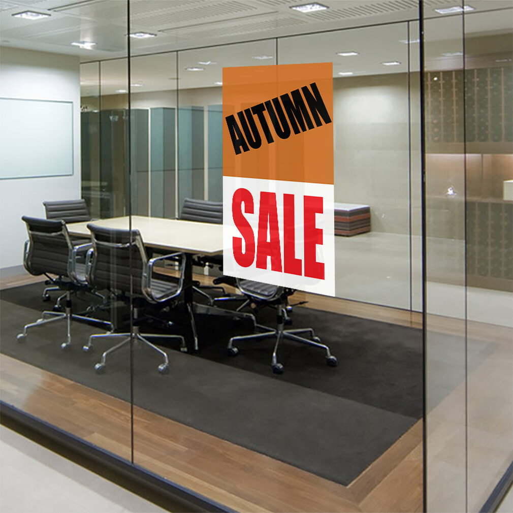 Door Decals Vertical Vinyl Stickers Multiple Sizes Autumn Deal Business Vinyl