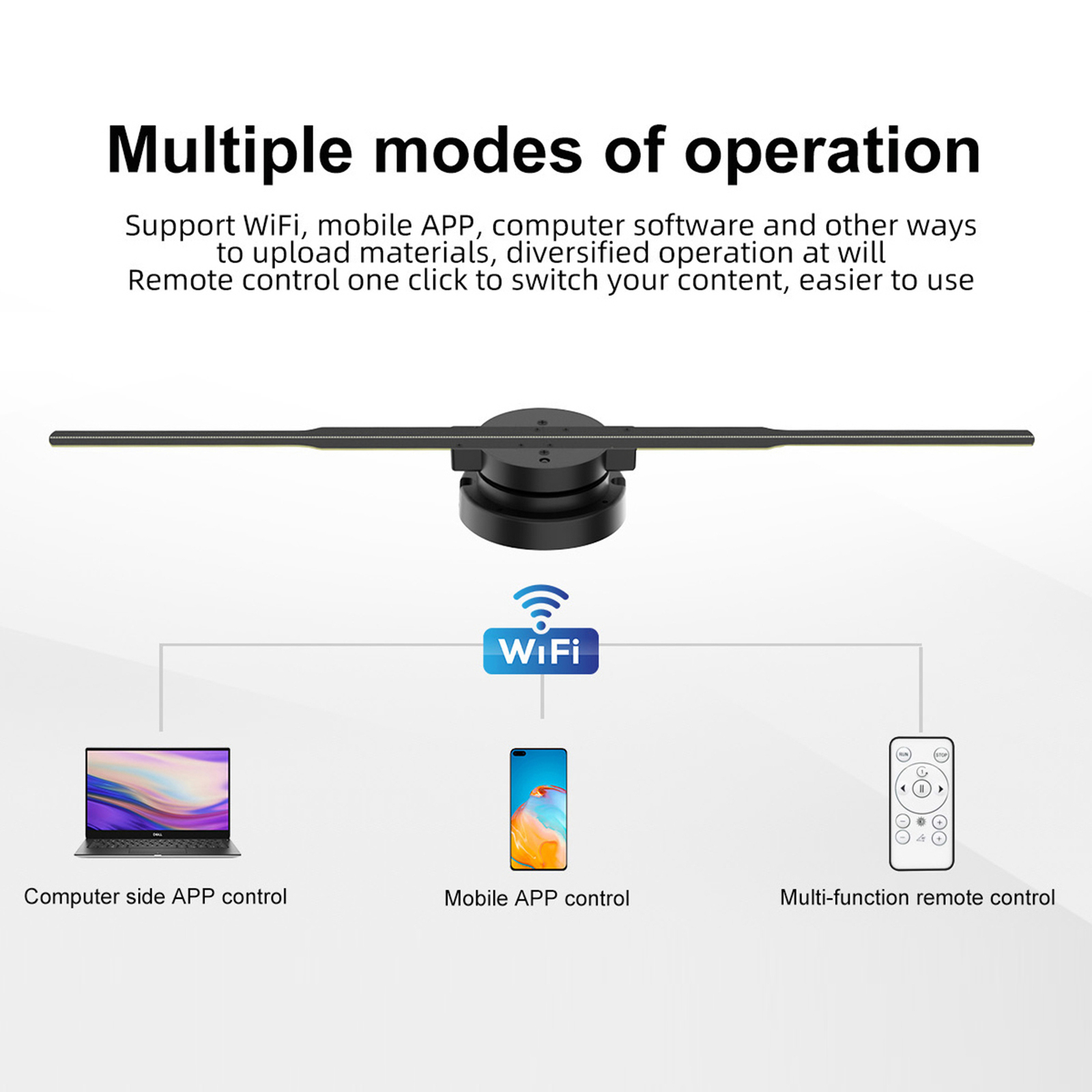 PD42 3D Advertising Display Fan Wall-mounted Player 3D D7Y6
