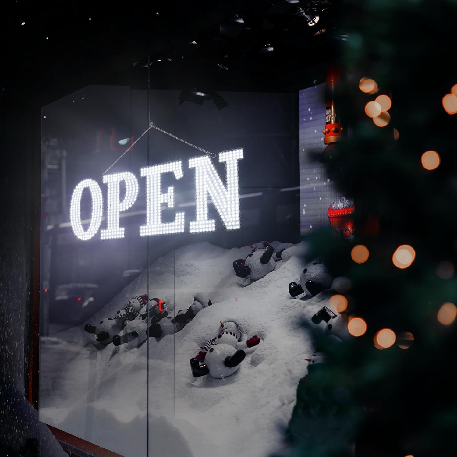 Open Signs for Business,30X10 Inch Ultra Bright Open Sign Led for Window Wall Do