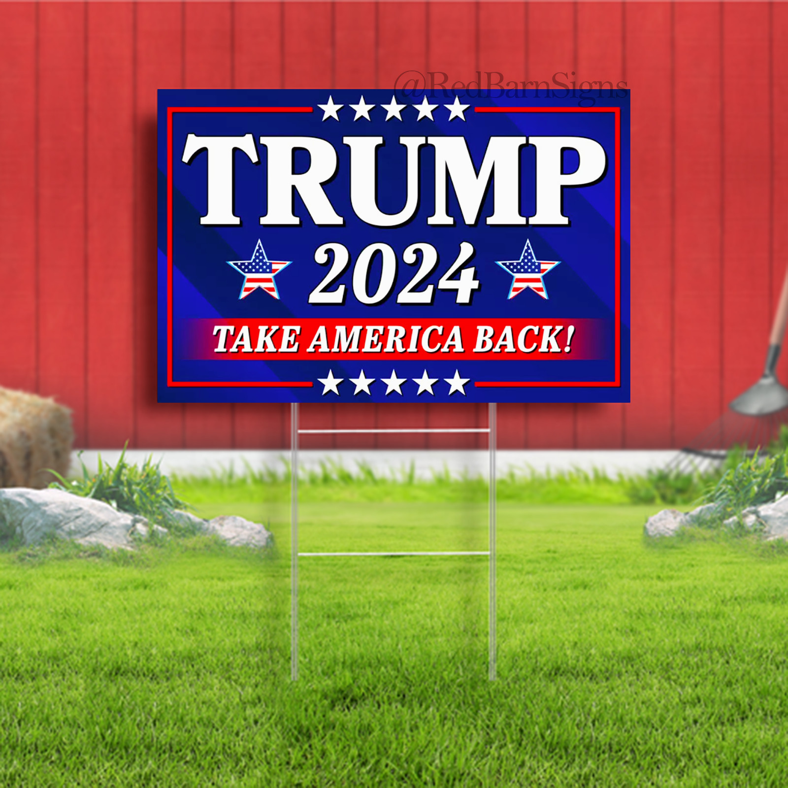 Trump 2024 – Take America Back Yard Signs Indoor Outdoor