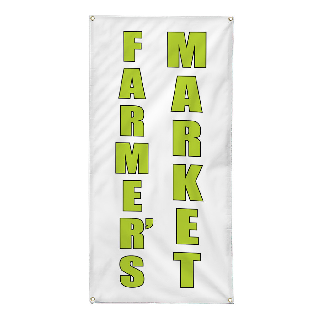Vertical Vinyl Banner Multiple Sizes Business Weatherproof Industrial Yard Signs