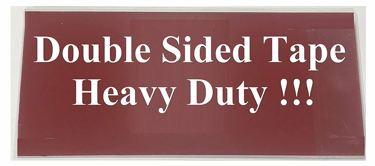 2-Pack Please Keep Close Signs (Brush Aluminium,4X8 inch,)–REF24-1027