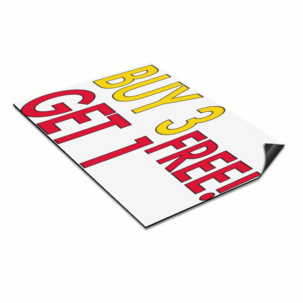 Car Magnet Set of 2 Buy 3 Free! Get 1 Advertising Printing Industrial Sign