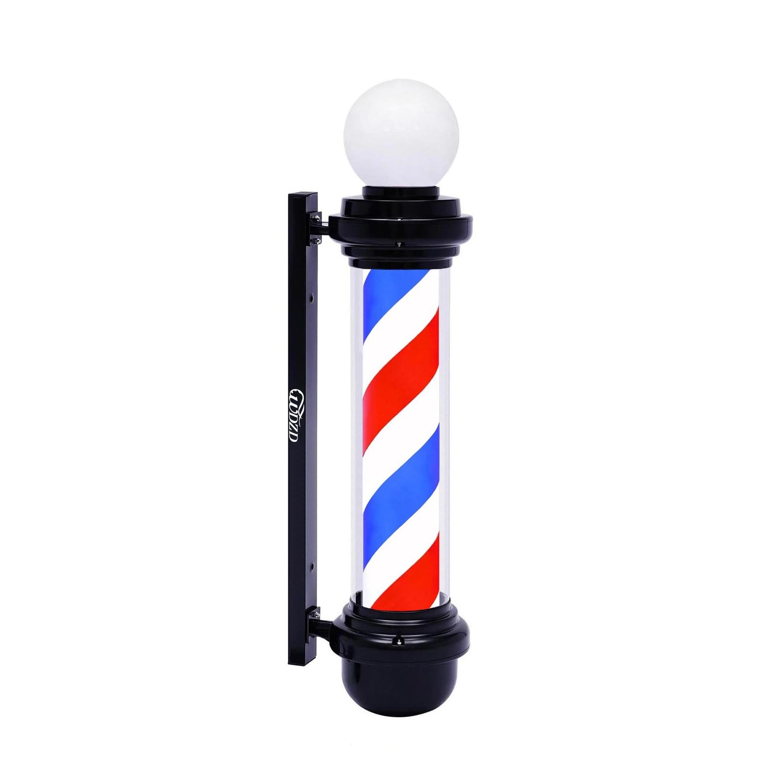 35” Red White Blue Barber Pole Light