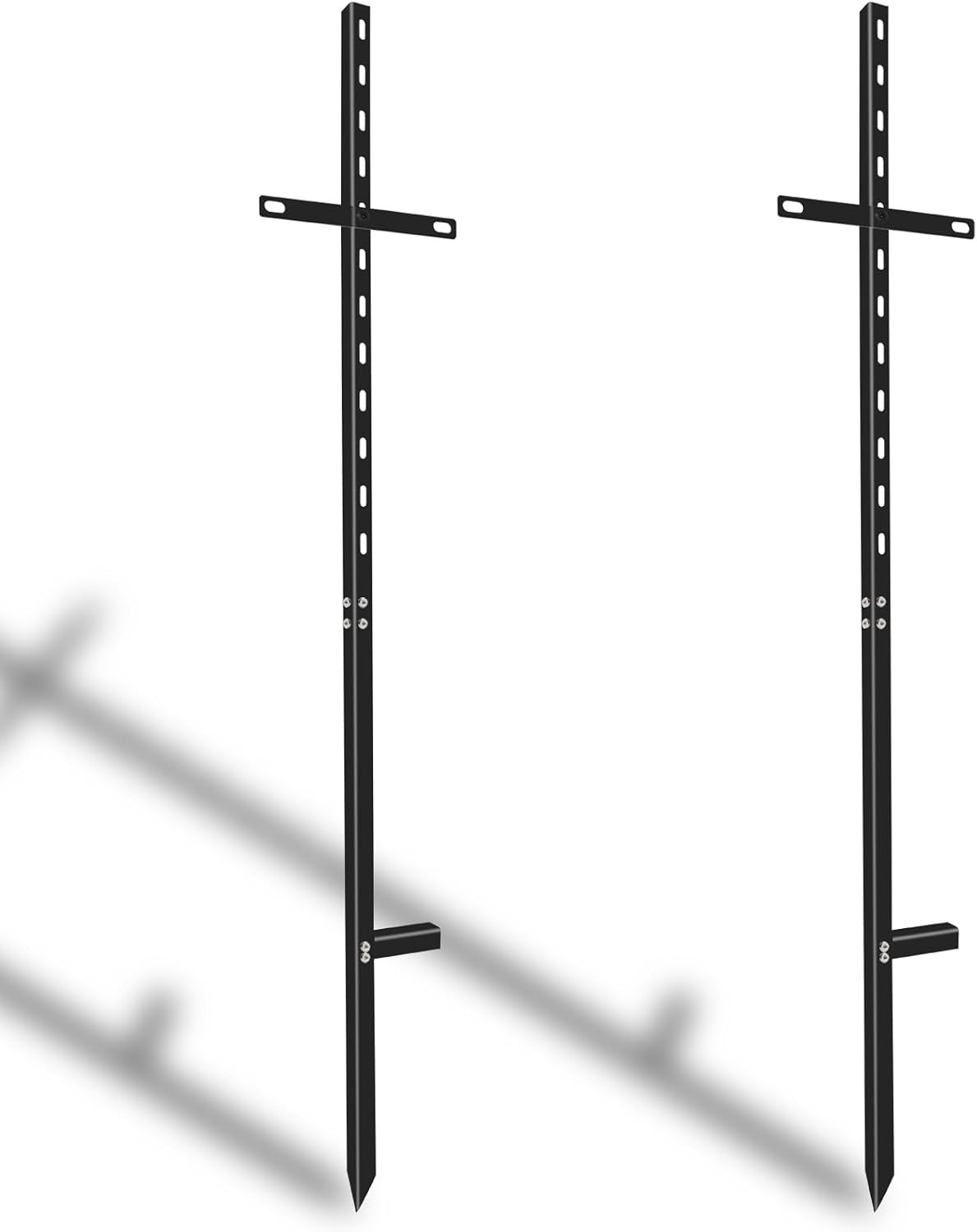 5 Pcs 46 inches T Bar Yard Sign Stakes Heavy Duty Metal