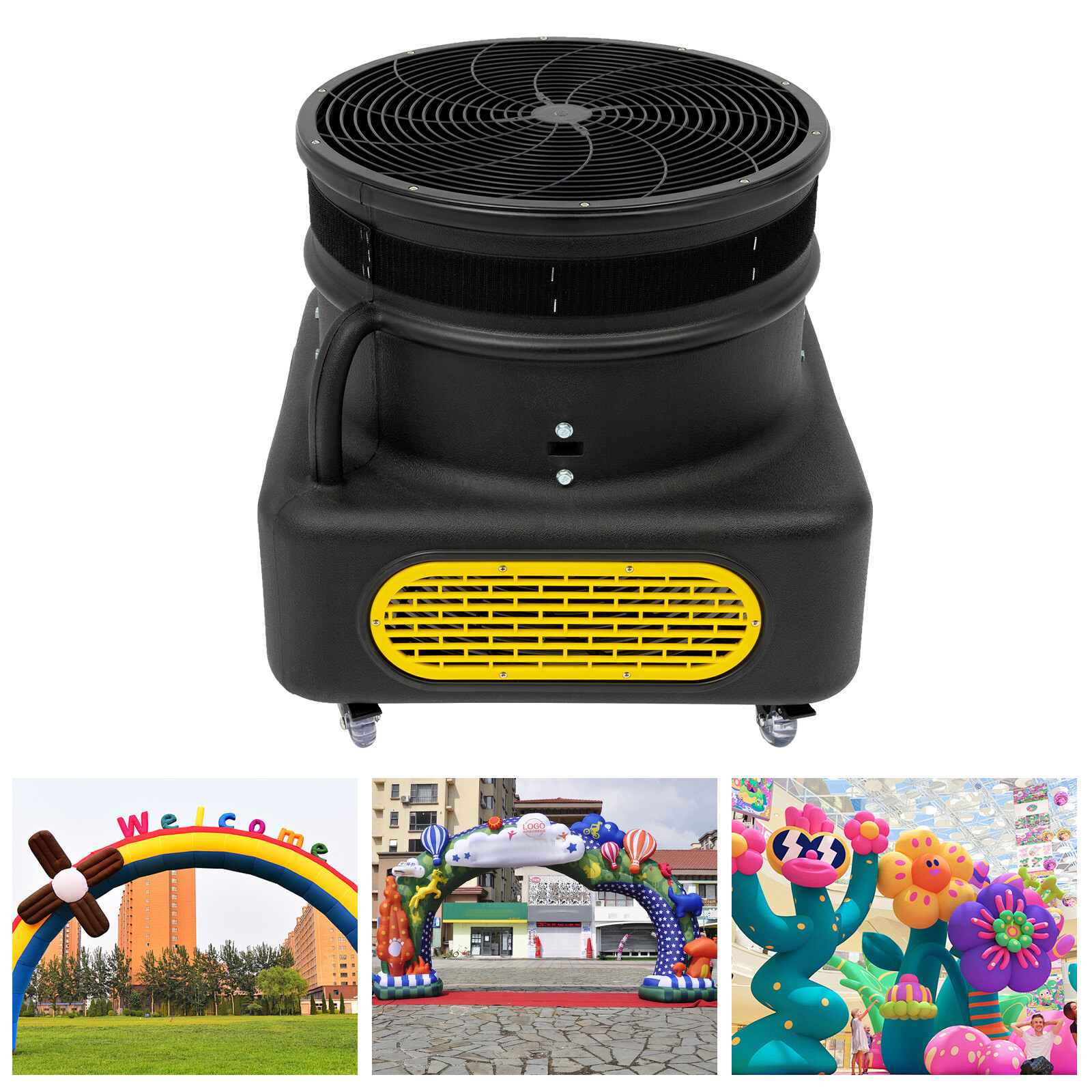 750w Air Blower For Inflatable Dancing Tube Man 3400 Rpm Single Phase Fan