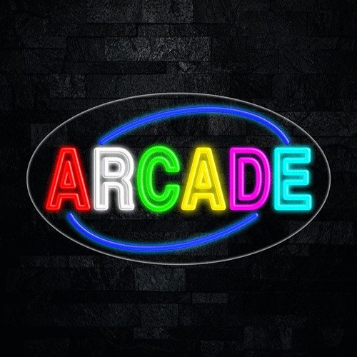 Arcade LED Neon Sign 28″L x 16″H #34570
