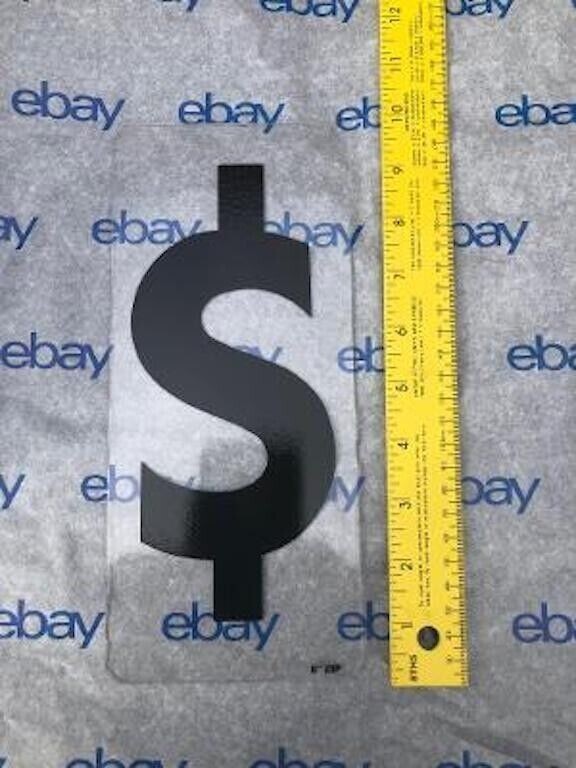 8 inch zip number changeable outdoor signage marquee NUMBERS Number DOLLAR SIGN
