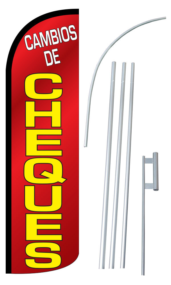 Cambios De Cheques (We Cash Checks) Extra Wide Windless Swooper Kit